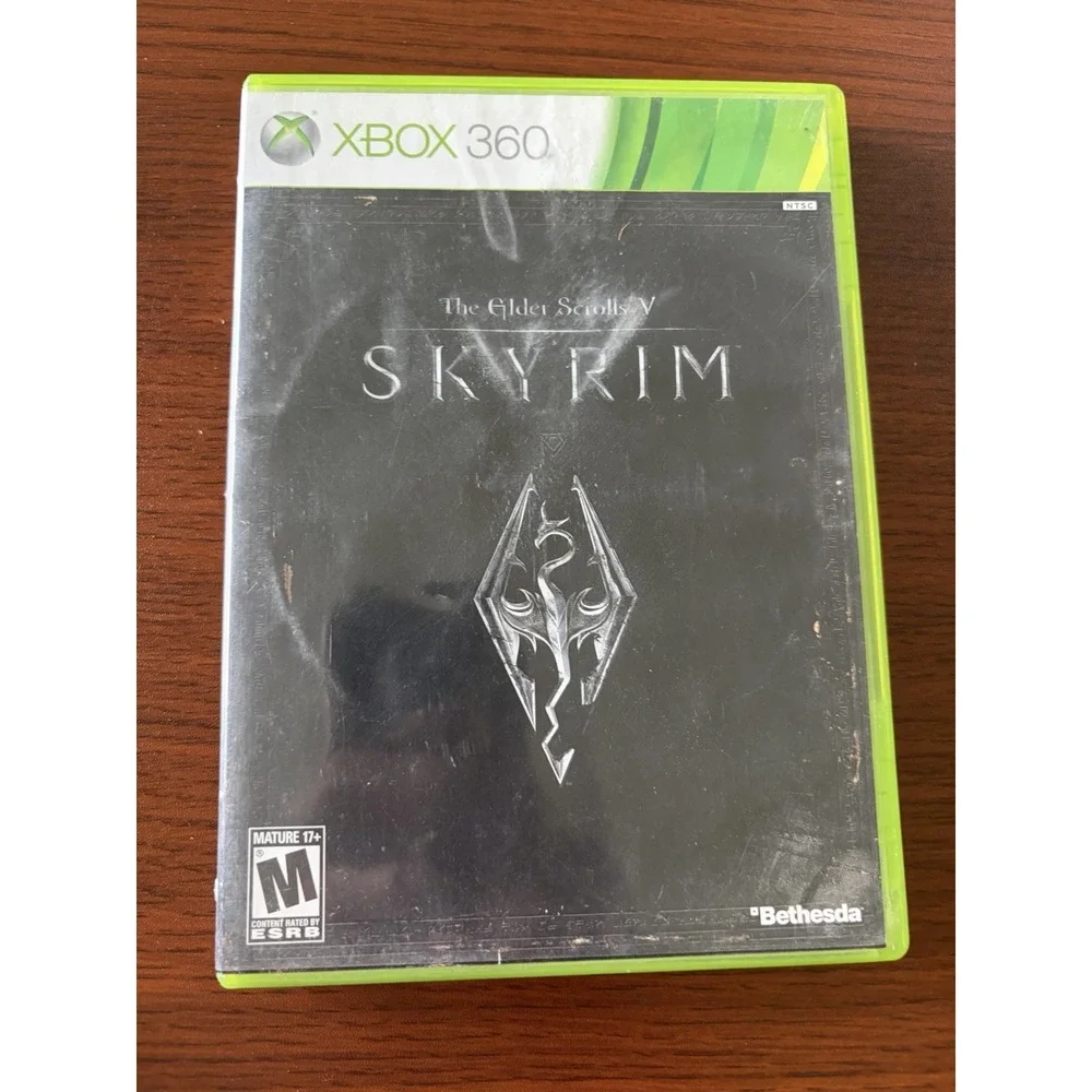 The Elder Scrolls V: Skyrim‎ - Xbox 360 Game With Box And Manual